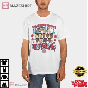 USMNT Group Team USA Soccer World Cup 2022 T Shirt 1