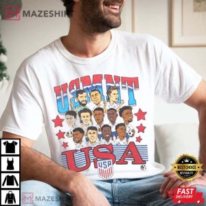 USMNT Group Team USA Soccer World Cup 2022 T Shirt 3