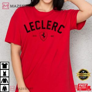 Charles Leclerc F1 Gift For Christmas Vintage T Shirt 3