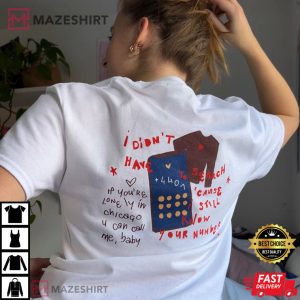 Louis Tomlinson Chicago Merch T Shirt 2