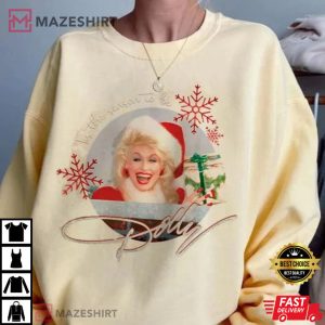 Tis The Season To Be Dolly Parton Christmas T Shirt 1