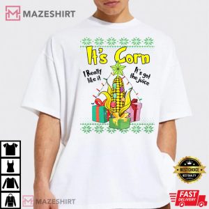 Its Corn Corn Kid Funny Meme Christmas T Shirt 2