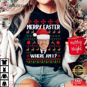 Happy Easter Joe Biden Christmas Funny Unisex T Shirt 4 1