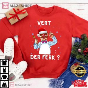 Vert Der Ferk Swedish Chef Christmas Vintage T Shirt 2