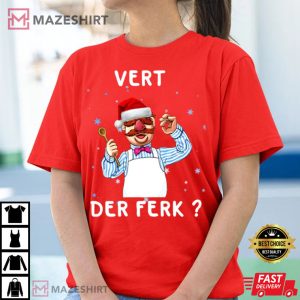 Vert Der Ferk Swedish Chef Christmas Vintage T Shirt 3