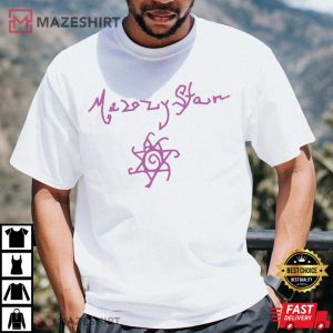 【SATIIIZ】Raan Star Embroidered Pigment T-shirt Sepin Star Pigment T-Shirt - satiiiz