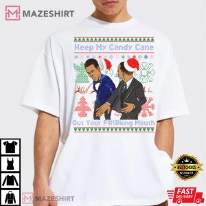 Will Smith Chris Rock Slap Oscars Christmas T Shirt 4