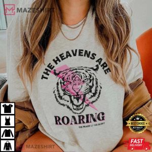 Tiger The Heavens Are Roaring Christian T Shirt 2