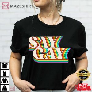 Florida Its OK To Say Gay LGBTQ T Shirt 3