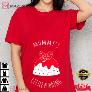 Mummys Little Pudding Maternity Pregnancy Announcement Christma