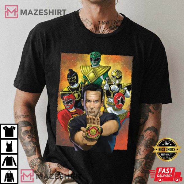 Power Ranger Leo Rips Shirt Jason David Frank RIP Green Ranger Power Rangers T-Shirt