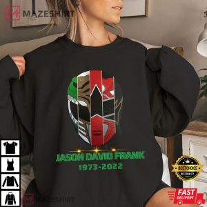 Jason David Frank RIP 1973 2022 Power Rangers T Shirt 1 1