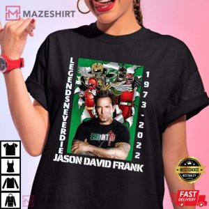 Jason David Frank RIP 1973 2022 Power Rangers T Shirt 1 2