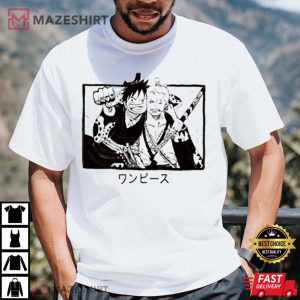 One Piece Luffy And Zoro Anime T Shirt 2