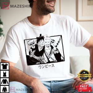 One Piece Luffy And Zoro Anime T Shirt 3