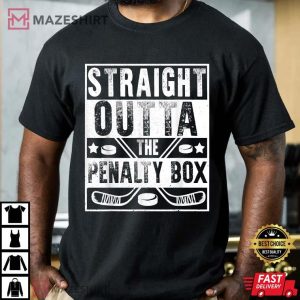Funny Vintage Ice Hockey Player Hockey Team Penalty Box T Shirt 3