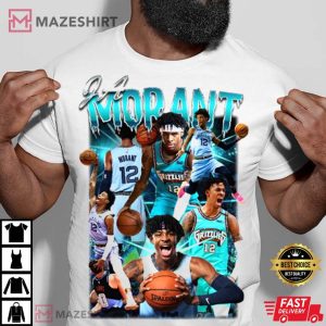Ja Morant Memphis Grizzlies Basketball T Shirt 3