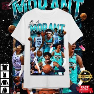 Ja Morant Memphis Grizzlies Basketball T Shirt 4