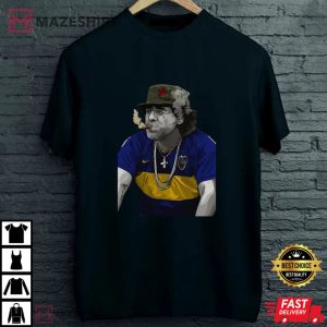 Maradona Argentina Football Legend World Cup T Shirt 1