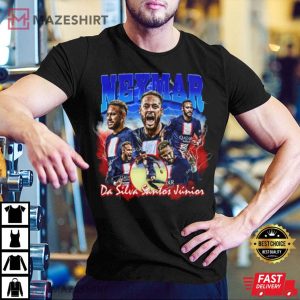 Neymar Jr Brazil World Cup 2022 PSG Vintage T Shirt 3