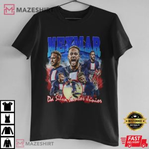 Neymar Jr Brazil World Cup 2022 PSG Vintage T Shirt 4