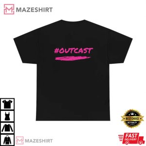 Nevermore Academy Outcast Wednesday T Shirt 1