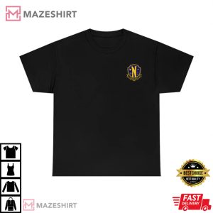 Nevermore Academy Outcast Wednesday T Shirt 3
