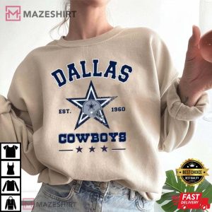 Vintage Dallas Cowboy Est 1960 Football T Shirt 1