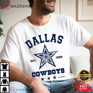 Vintage Dallas Cowboy Est 1960 Football T Shirt 4