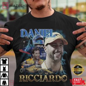 Daniel Ricciardo Driver Racing Vintage T Shirt 3