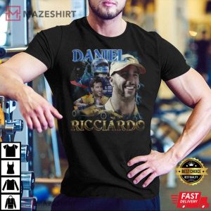 Daniel Ricciardo Driver Racing Vintage T Shirt 4
