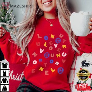 Harry Styles Love On Tour Scattered Letters T Shirt 2