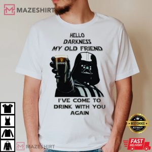Guinness Star Wars Darth Vader Lovers T Shirt 1
