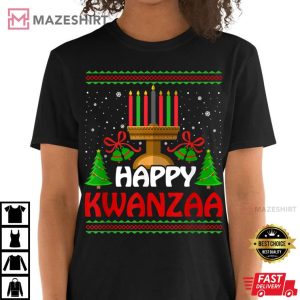 Happy Kwanzaa Ugly Christmas Celebrate Kwanzaa T Shirt 2