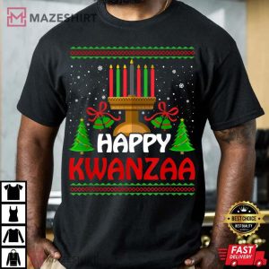 Happy Kwanzaa Ugly Christmas Celebrate Kwanzaa T Shirt 3