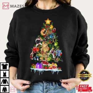 Elvis Presley Christmas Tree T Shirt 2