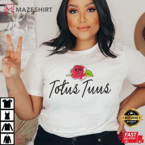 Totus Tuus St. John Paul II Latin Phrase Consecration Mary T Shirt 3