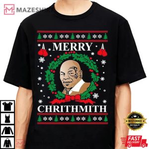 Merry Chrithmith Funny Mike Tyson Ugly Christmas T Shirt 3