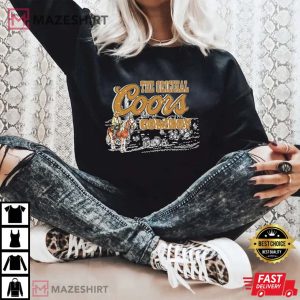 The Original Coors Cowboy Western Cowboy T Shirt 1
