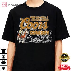 The Original Coors Cowboy Western Cowboy T Shirt 3