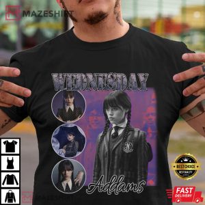 Jenna Ortega Wednesday Addams T Shirt 3
