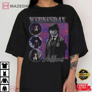 Jenna Ortega Wednesday Addams T Shirt 4
