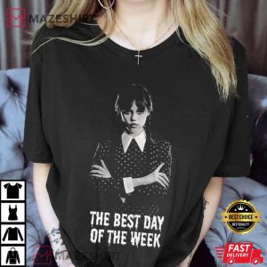 Wednesday Addams The Best Day Of The Week T Shirt 3