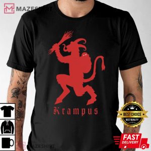 Merry Christmas With Krampus Krampuslauf Mens T Shirt 3