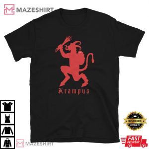 Merry Christmas With Krampus Krampuslauf Mens T Shirt 4