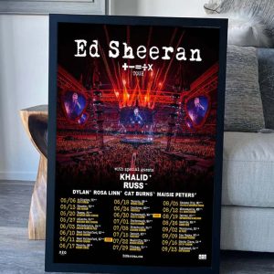 Ed Sheeran Tour 2023 Poster