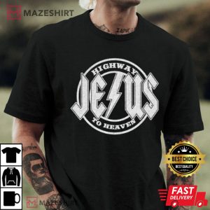 Highway To Heaven Jesus Christian T Shirt 3