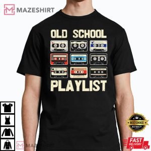 Old School Playlist Vintage Unisex T Shirt 4