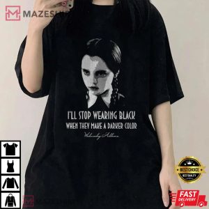 Wednesday 2022 TV Series Wednesday Addams T Shirt 1