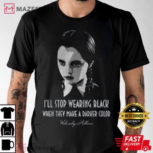 Wednesday 2022 TV Series Wednesday Addams T Shirt 4